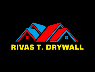 RIVAS T. DRYWALL logo design by Girly