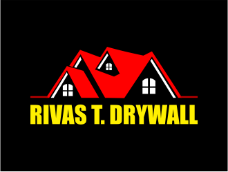 RIVAS T. DRYWALL logo design by Girly