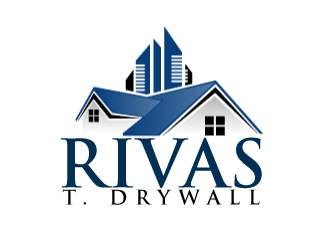 RIVAS T. DRYWALL logo design by AamirKhan