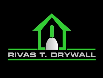 RIVAS T. DRYWALL logo design by AamirKhan