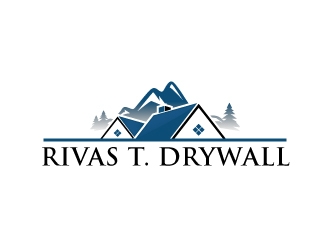 RIVAS T. DRYWALL logo design by AamirKhan