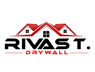 RIVAS T. DRYWALL logo design by AamirKhan