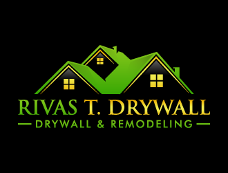 RIVAS T. DRYWALL logo design by akilis13