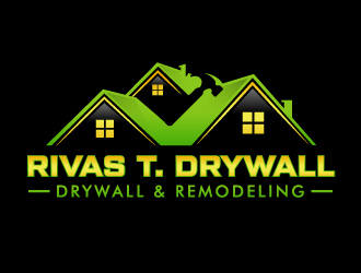 RIVAS T. DRYWALL logo design by akilis13