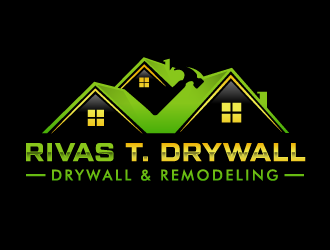 RIVAS T. DRYWALL logo design by akilis13