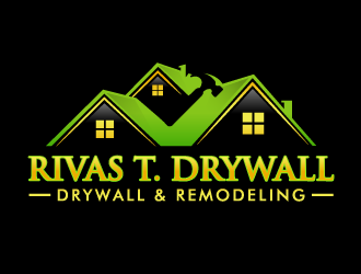 RIVAS T. DRYWALL logo design by akilis13