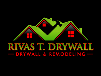 RIVAS T. DRYWALL logo design by akilis13