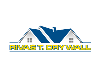 RIVAS T. DRYWALL logo design by evdesign