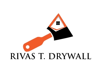 RIVAS T. DRYWALL logo design by AamirKhan