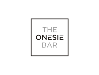 The Onesie Bar logo design by Inaya