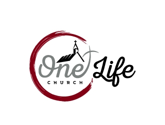 One Life Church logo design by adwebicon