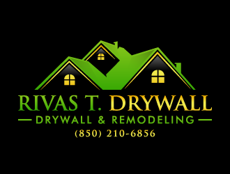 RIVAS T. DRYWALL logo design by akilis13