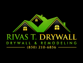 RIVAS T. DRYWALL logo design by akilis13