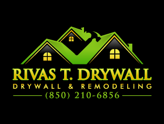 RIVAS T. DRYWALL logo design by akilis13