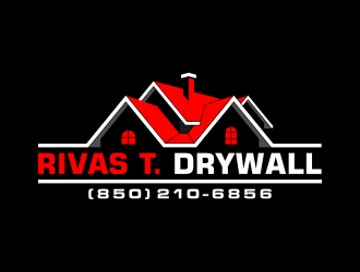 RIVAS T. DRYWALL logo design by pakNton