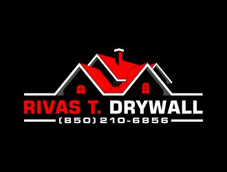 RIVAS T. DRYWALL logo design by pakNton