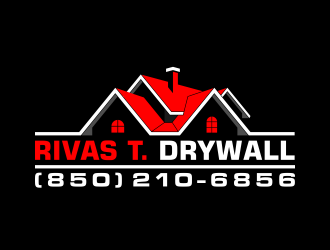 RIVAS T. DRYWALL logo design by pakNton