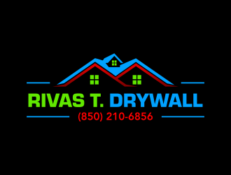 RIVAS T. DRYWALL logo design by ingepro