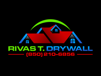 RIVAS T. DRYWALL logo design by ingepro