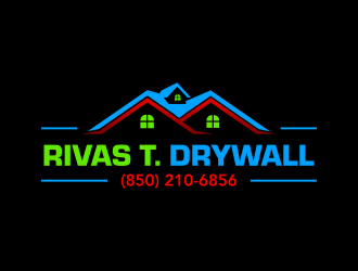 RIVAS T. DRYWALL logo design by ingepro