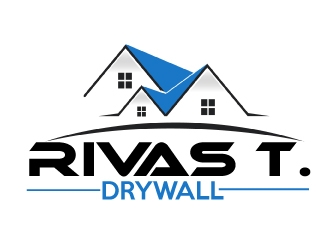 RIVAS T. DRYWALL logo design by AamirKhan