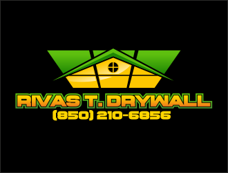 RIVAS T. DRYWALL logo design by serprimero