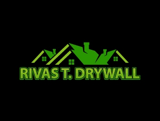 RIVAS T. DRYWALL logo design by LogOExperT