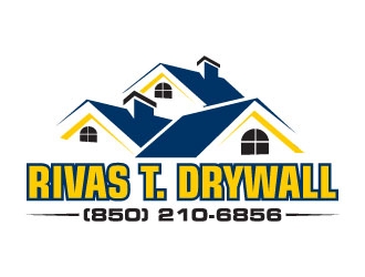 RIVAS T. DRYWALL logo design by J0s3Ph