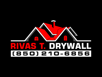 RIVAS T. DRYWALL logo design by pakNton