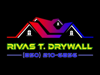 RIVAS T. DRYWALL logo design by Danny19