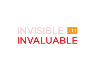 Invisible to Invaluable logo design by scolessi