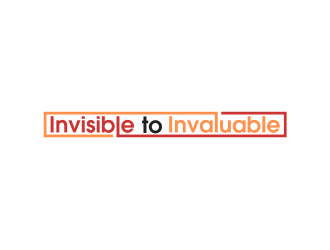 Invisible to Invaluable logo design by up2date