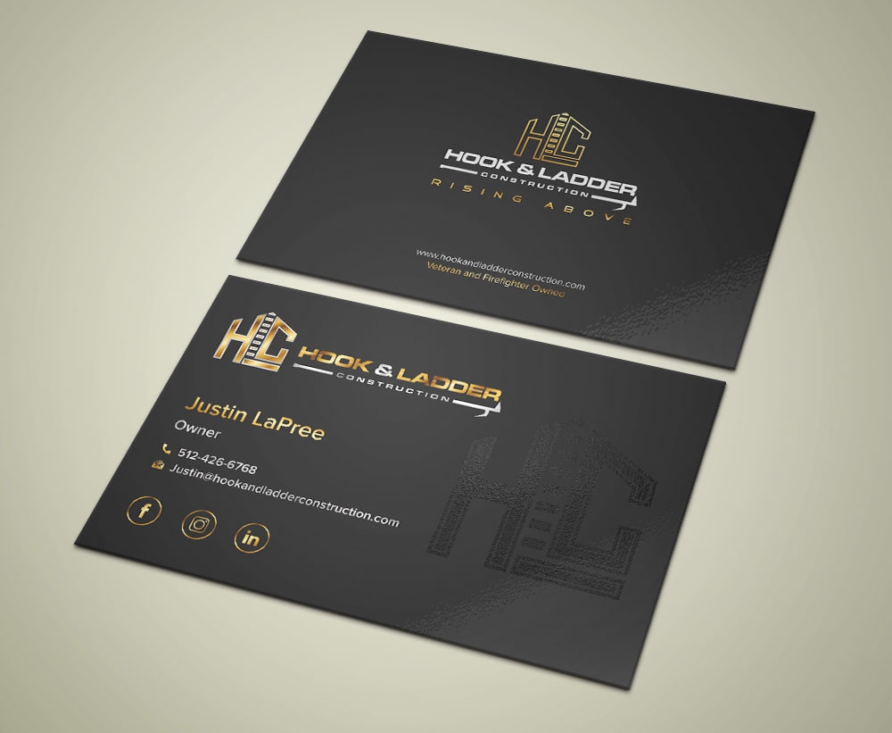 Hook & Ladder Construction logo design by Putraja