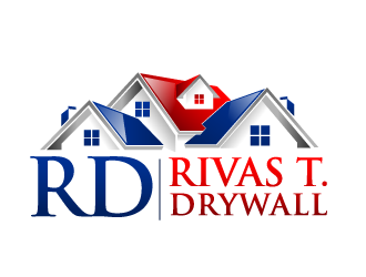 RIVAS T. DRYWALL logo design by THOR_