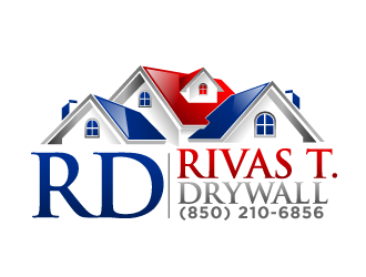 RIVAS T. DRYWALL logo design by THOR_