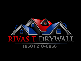 RIVAS T. DRYWALL logo design by THOR_