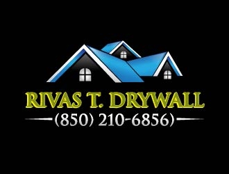 RIVAS T. DRYWALL logo design by usef44