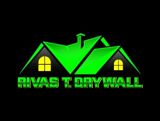 RIVAS T. DRYWALL logo design by daywalker