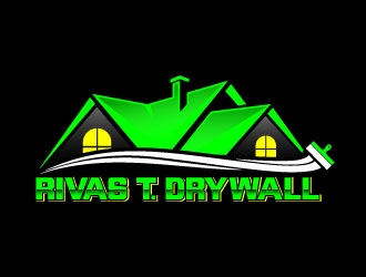 RIVAS T. DRYWALL logo design by daywalker