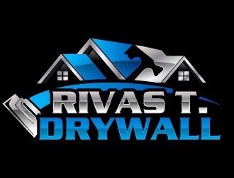 RIVAS T. DRYWALL logo design by jaize