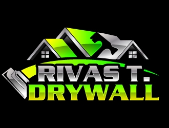 RIVAS T. DRYWALL logo design by jaize