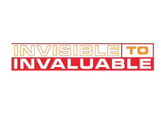 Invisible to Invaluable logo design by Ultimatum