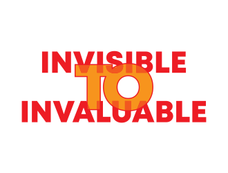 Invisible to Invaluable logo design by ekitessar