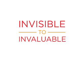 Invisible to Invaluable logo design by Barkah