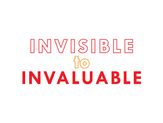 Invisible to Invaluable logo design by meliodas