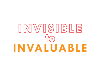 Invisible to Invaluable logo design by meliodas