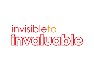 Invisible to Invaluable logo design by meliodas