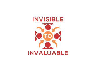 Invisible to Invaluable logo design by N3V4