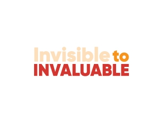 Invisible to Invaluable logo design by Erasedink