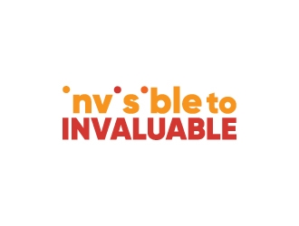 Invisible to Invaluable logo design by Erasedink